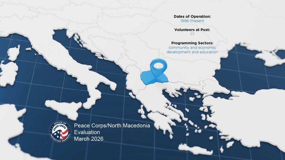 Evaluation of Peace Corps North Macedonia