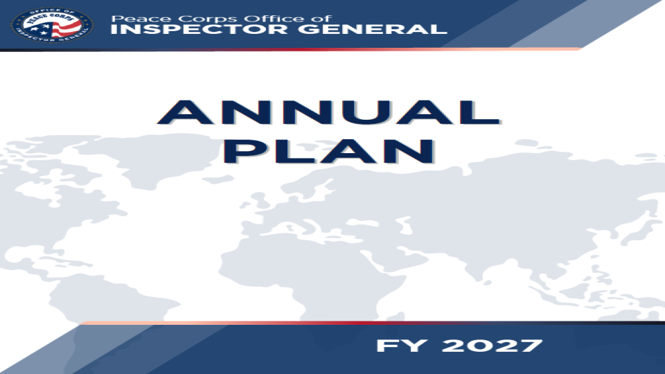 Annual Plan 2027